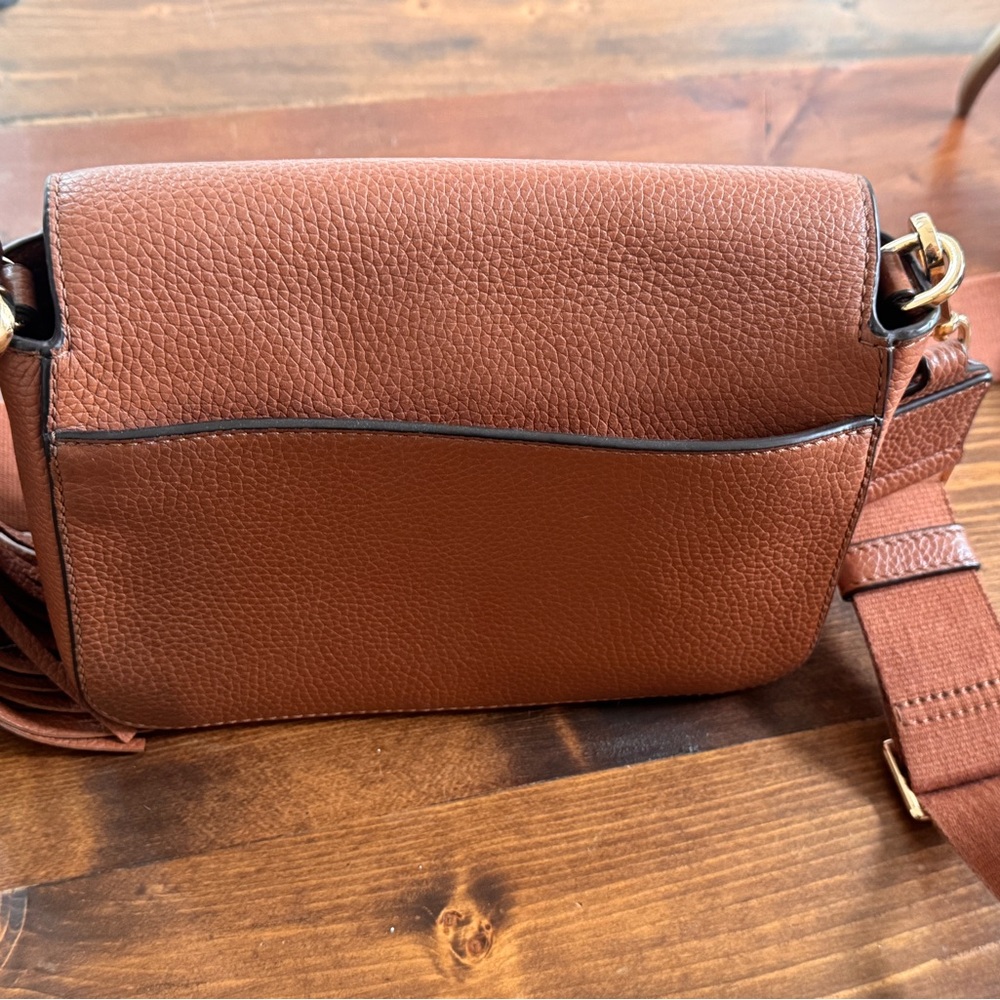 Tory Burch Brown Leather Crossbody Bag - Picture 6 of 7
